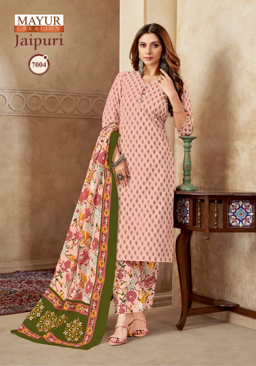 Mayur Jaipuri Vol 7 Cotton Wholesale Readymade Salwar Suit Catalog — Wholesale Readymade Suit, Mayur Dress wholesale from Surat - Gallery Image 8